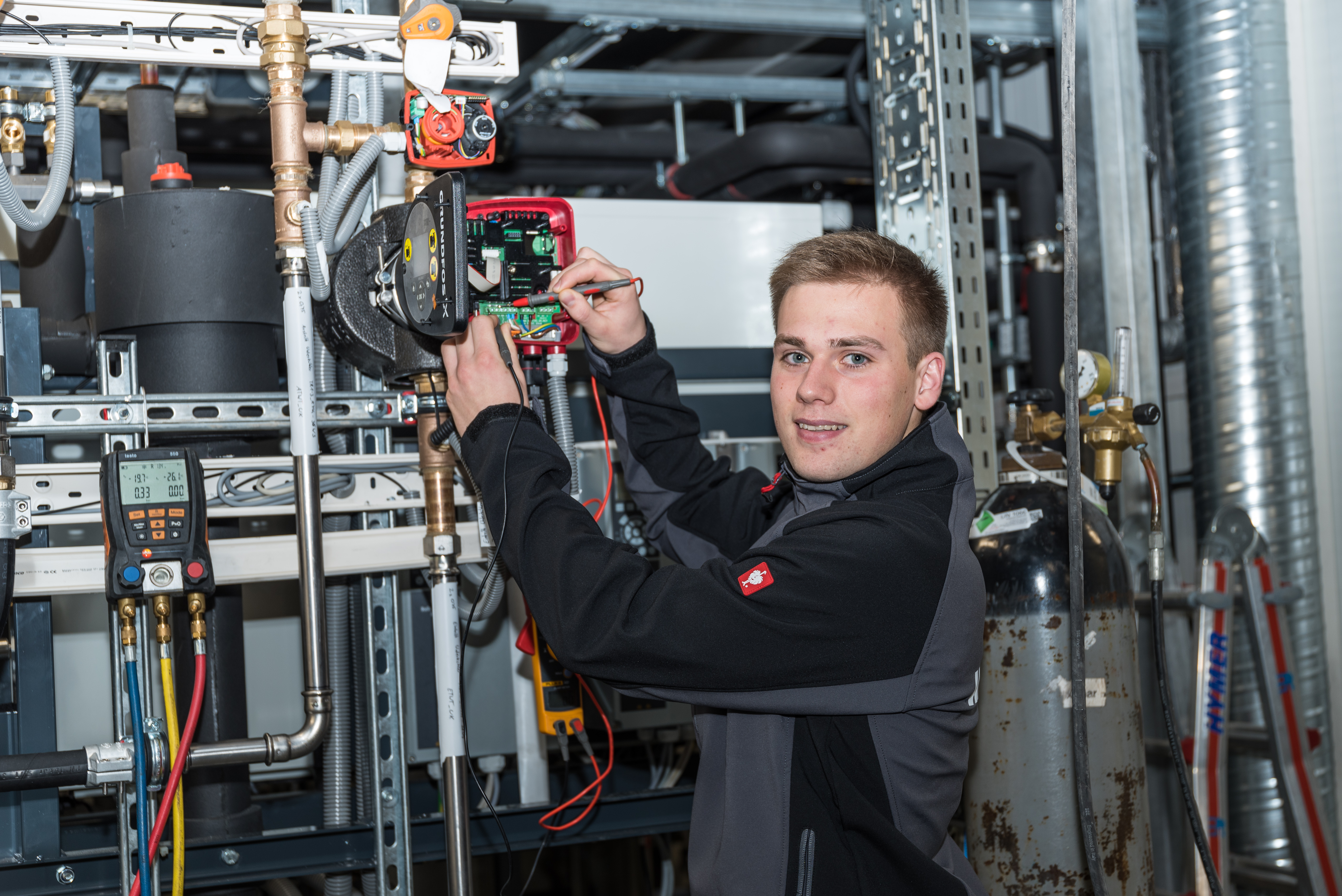 Niklas Danninger aime son travail (photo: Alfred Hofer)