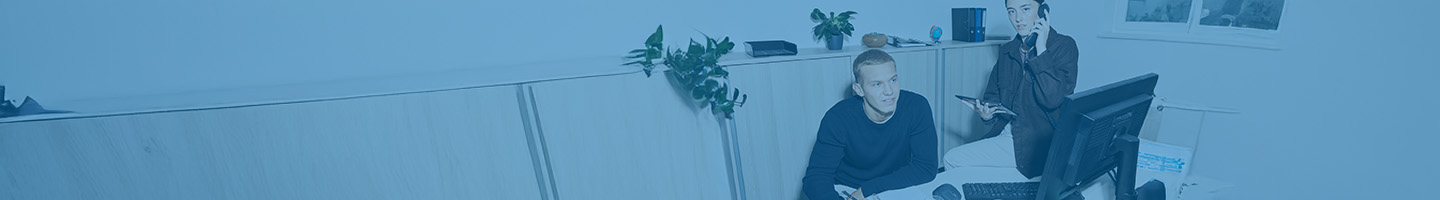 Banner Bürokauffrau