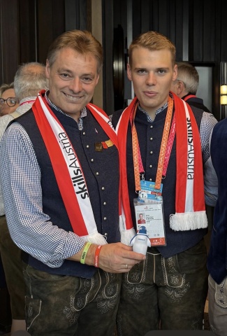 Jonas Danninger holt ein Medallion for Excellence bei den Worldskills 2026 in Shanghai
