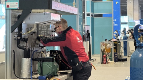 Jonas Danninger trat für HAUSER bei den Worldskills 2026 in Shanghai an