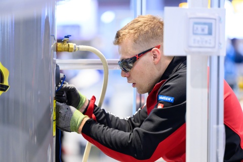 Jonas Danninger trat für HAUSER bei den Worldskills 2026 in Shanghai an